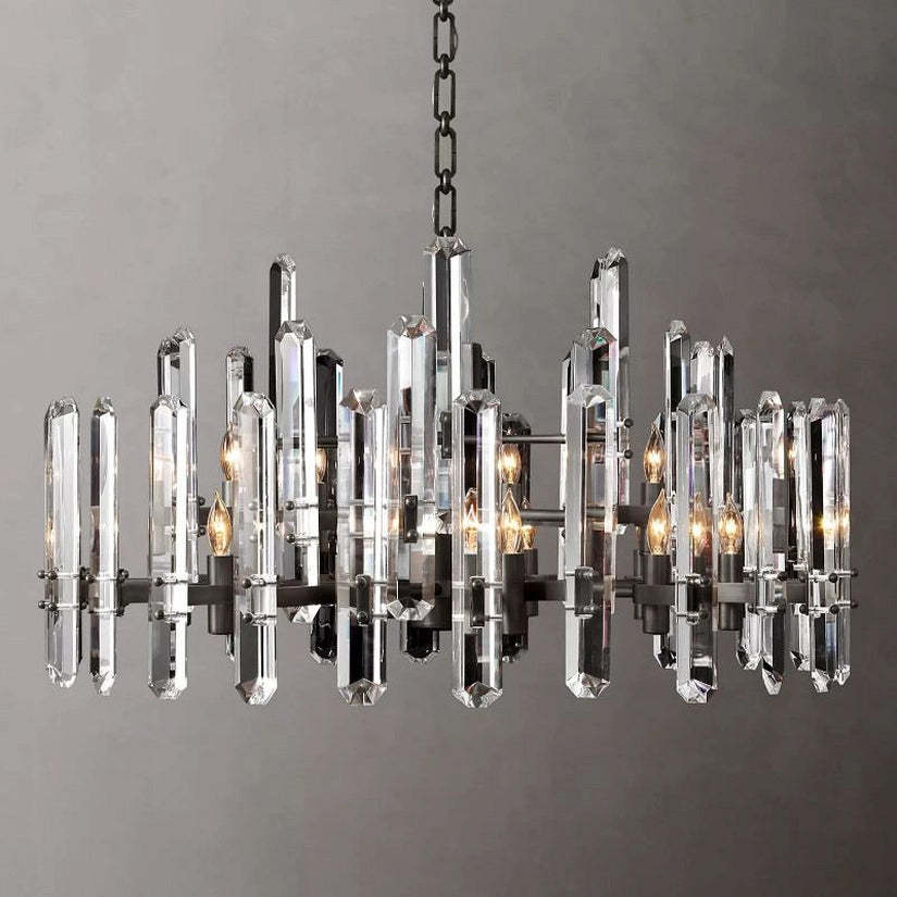 BONNINGION ROUND CHANDELIER 36"