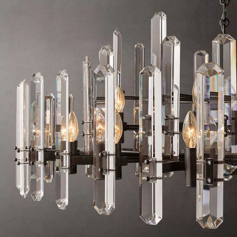 BONNINGION ROUND CHANDELIER 48"