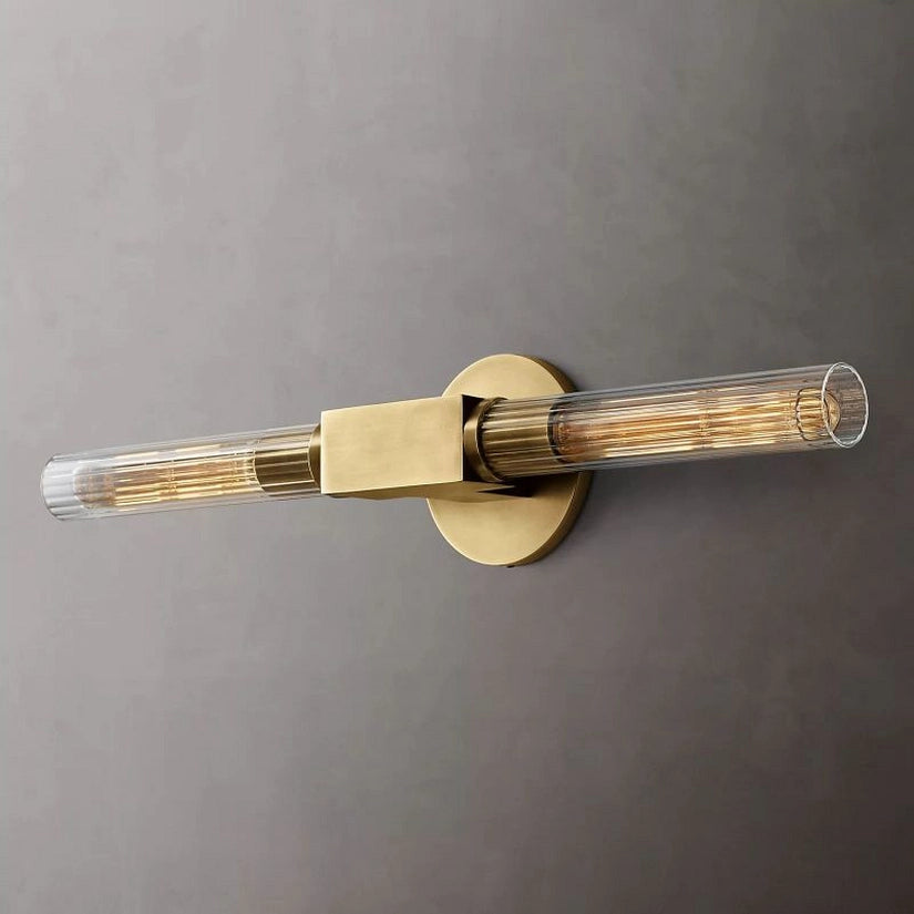 Prismatic Glass Linear Wall Sconce-HiLamps