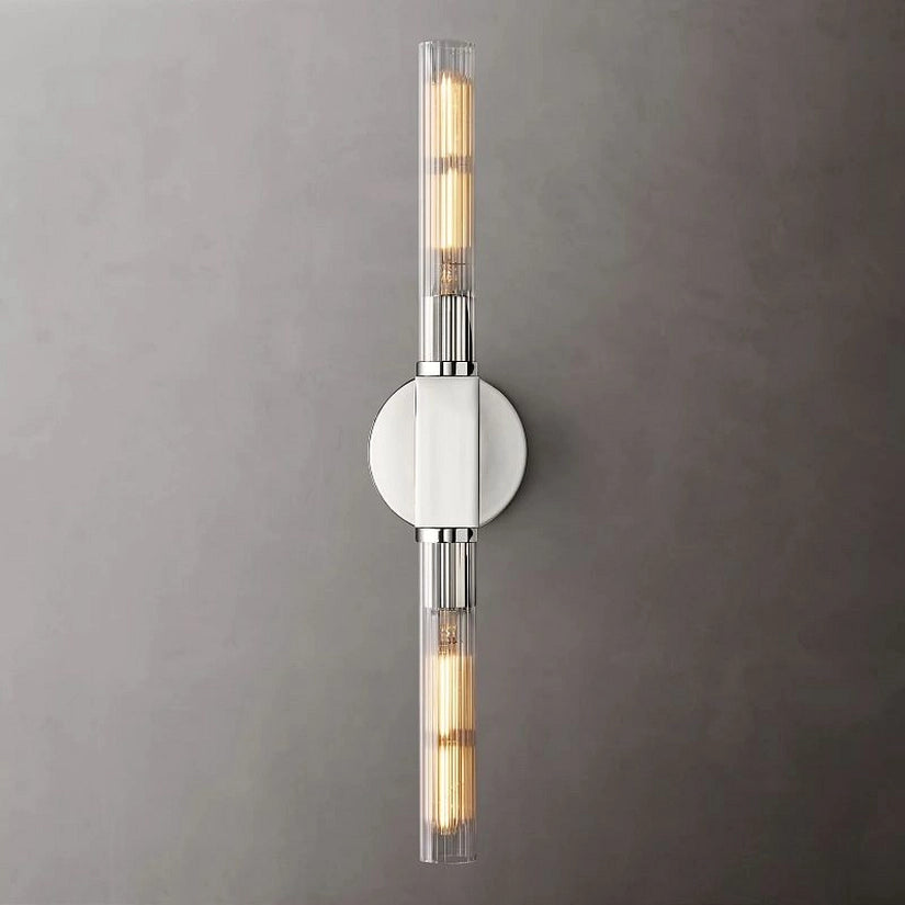 Prismatic Glass Linear Wall Sconce-HiLamps