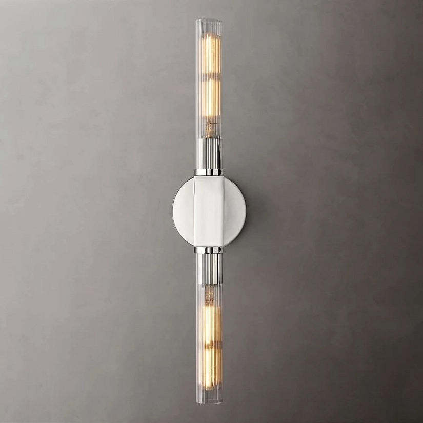 Prismatic Glass Linear Wall Sconce-HiLamps