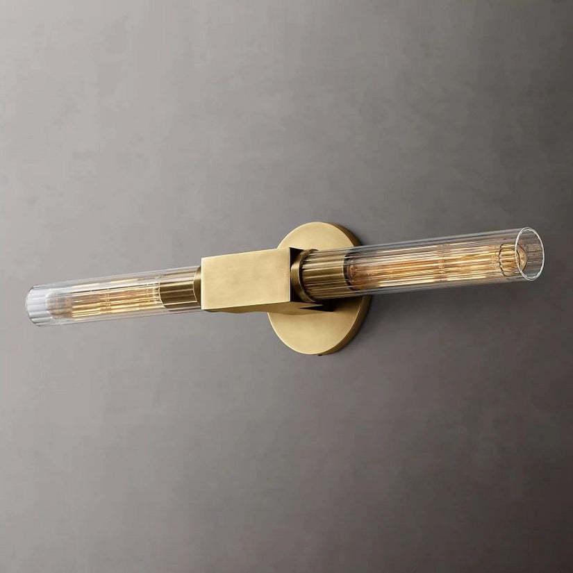 Prismatic Glass Linear Wall Sconce-HiLamps