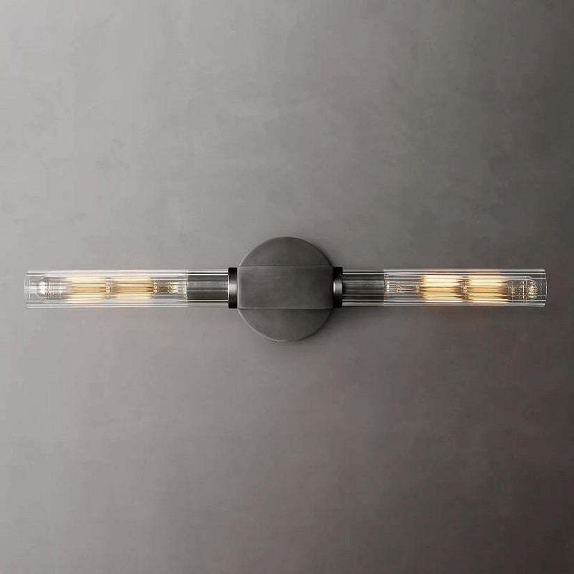 Prismatic Glass Linear Wall Sconce-HiLamps