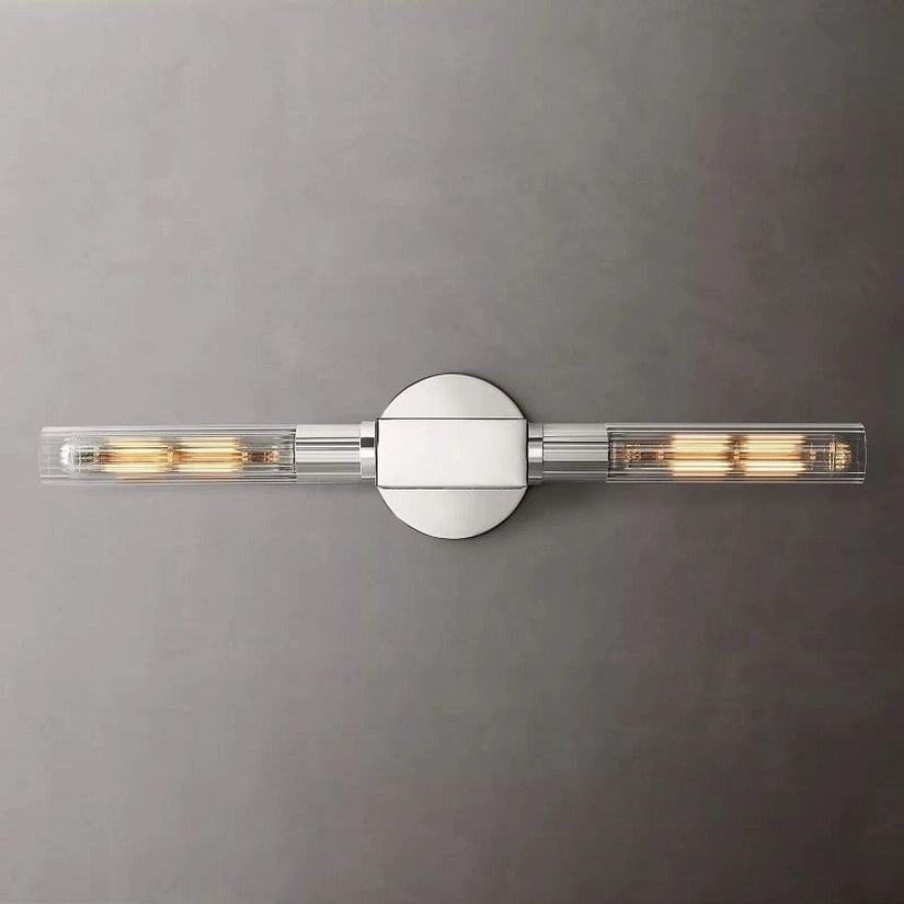 Prismatic Glass Linear Wall Sconce-HiLamps