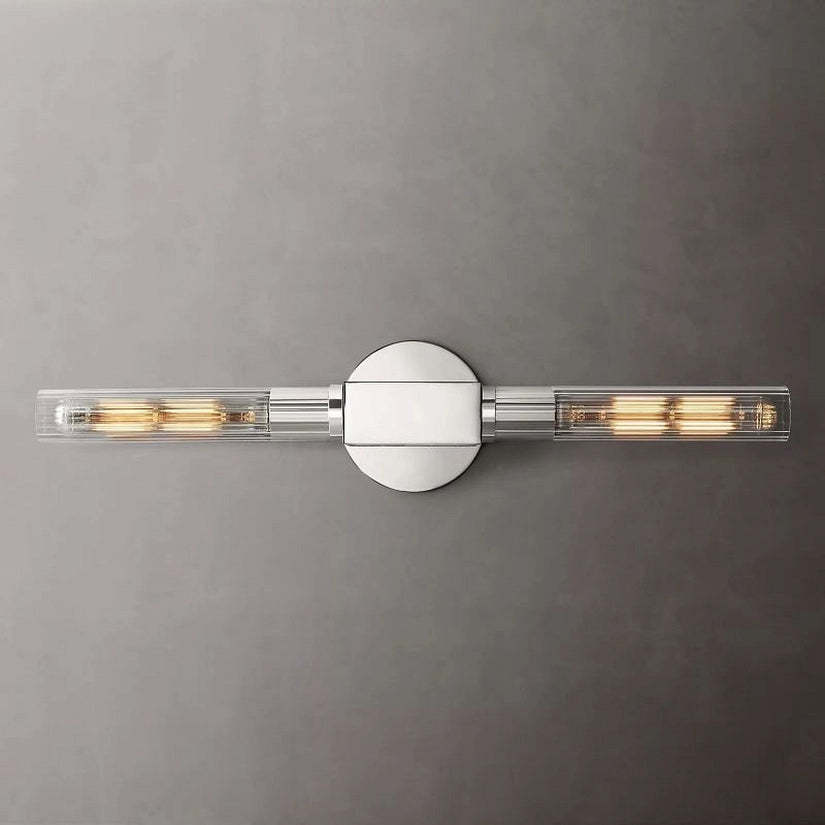 Prismatic Glass Linear Wall Sconce-HiLamps