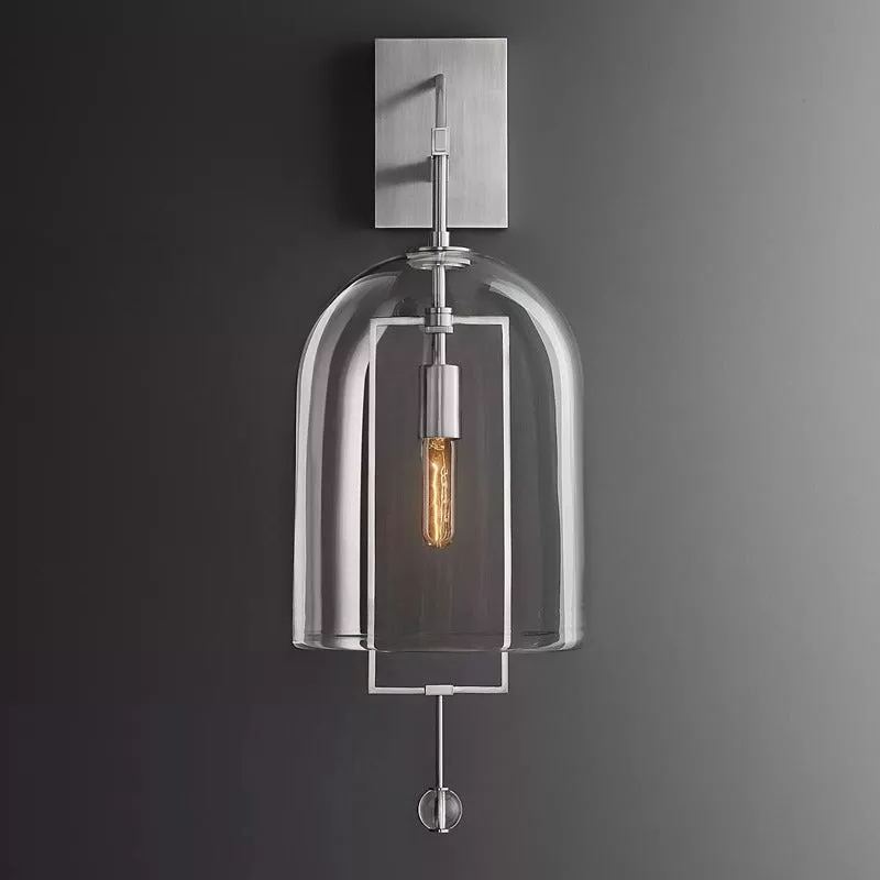 Fulcrum Glass Shade Grand Sconce