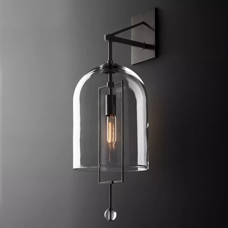 Fulcrum Glass Shade Grand Sconce