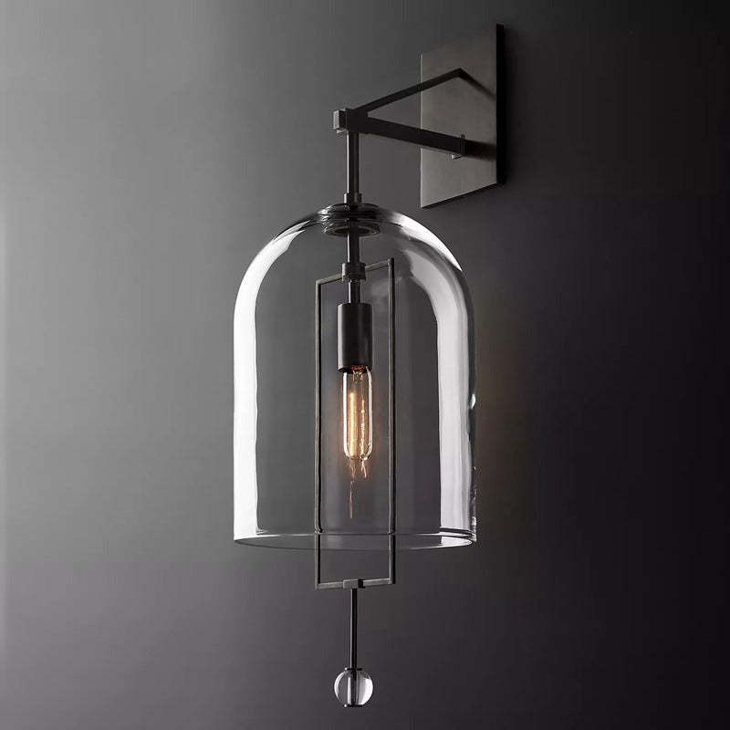 Fulcrum Glass Shade Grand Sconce