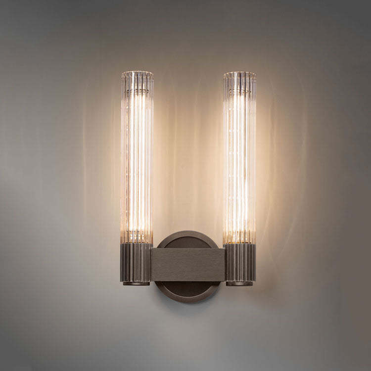 Pastis Double Brass Sconce
