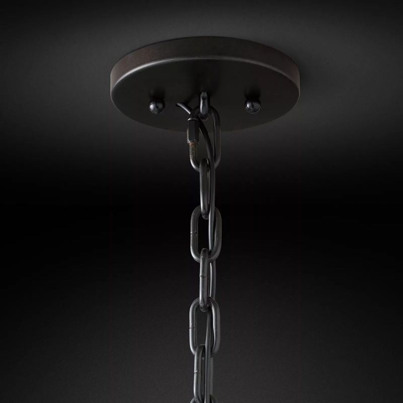 HARLOW CRYSTAL ROUND CHANDELIER 31"