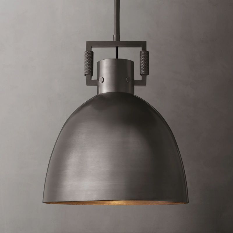 MACHINIST METAL CLOCHE PENDANT