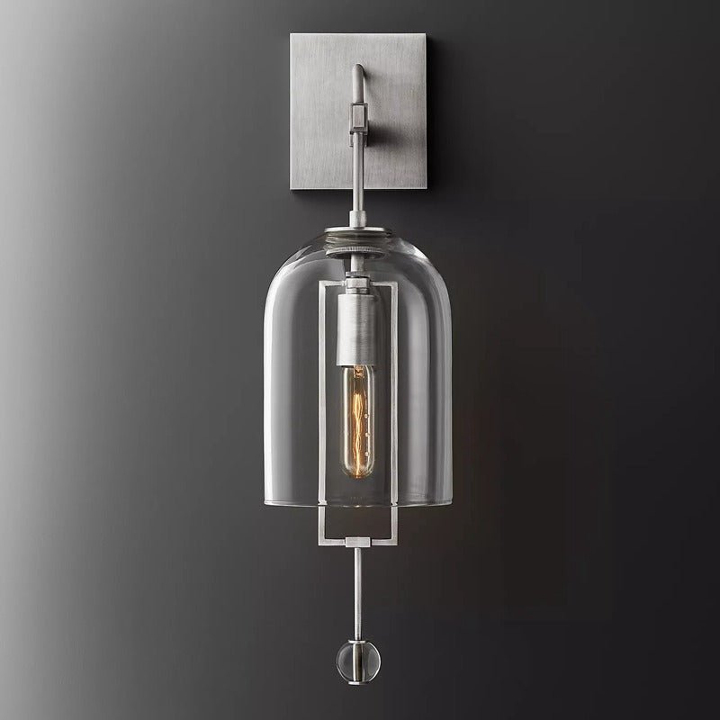 Fulcrum Glass Shade Sconce