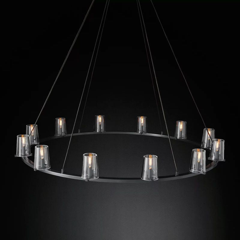 Pendleton Round Chandelier 60"-HiLamps