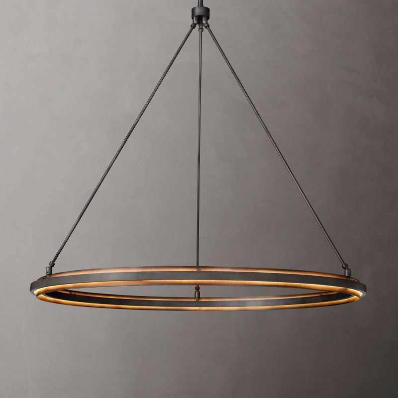 PERALTA ROUND CHANDELIER 48"