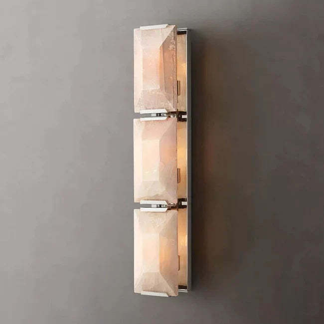 Harlow Calcite Triple Sconce