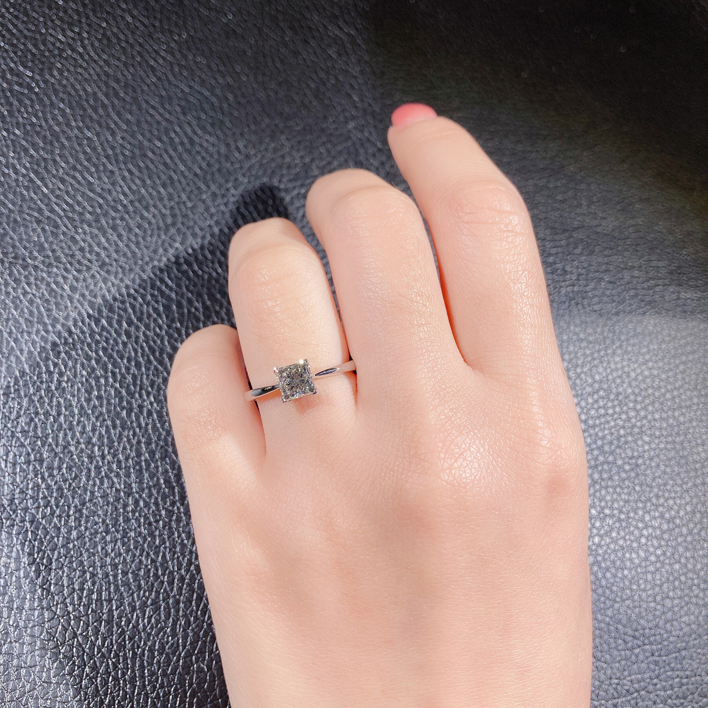 1ct princess diamond ring