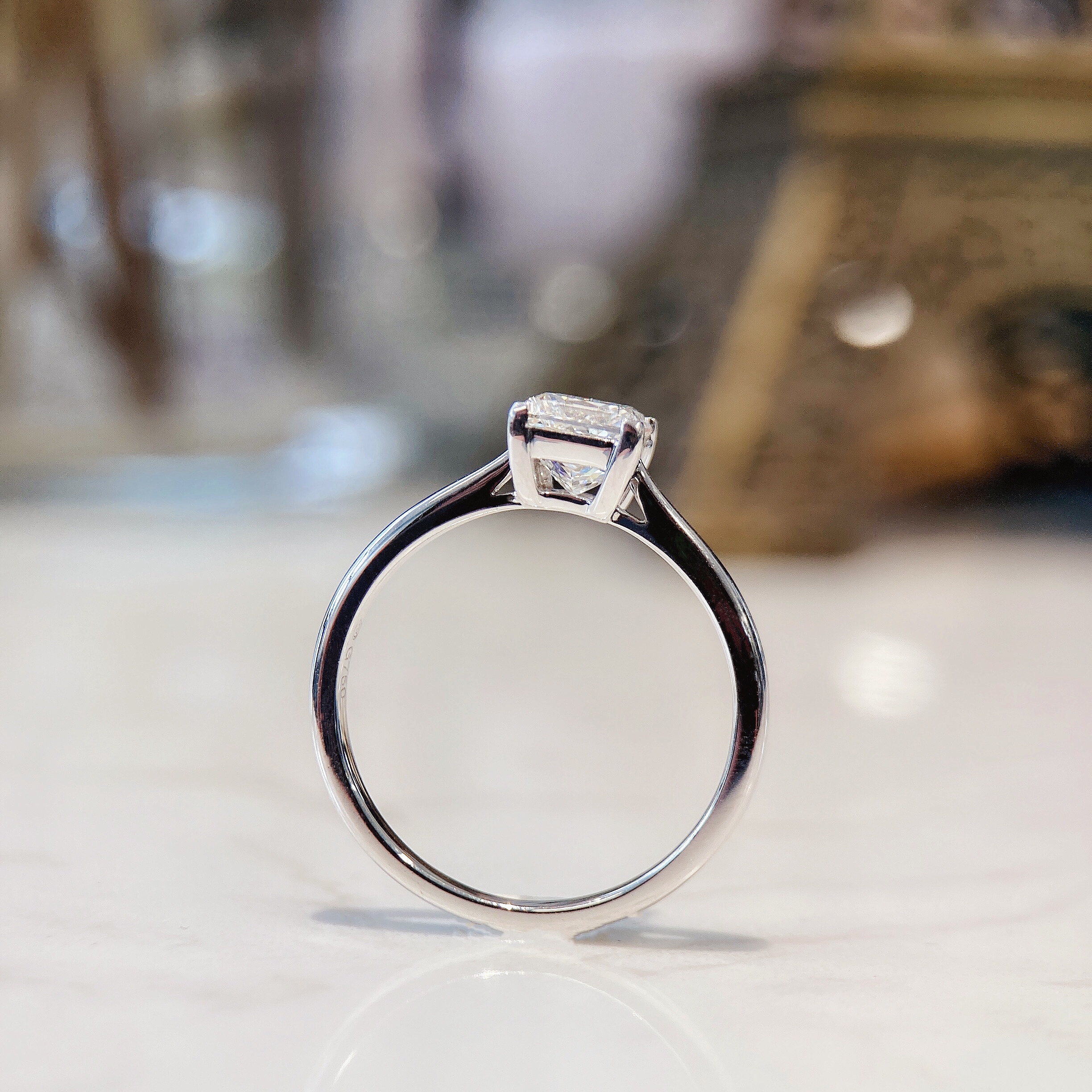 1ct princess diamond ring