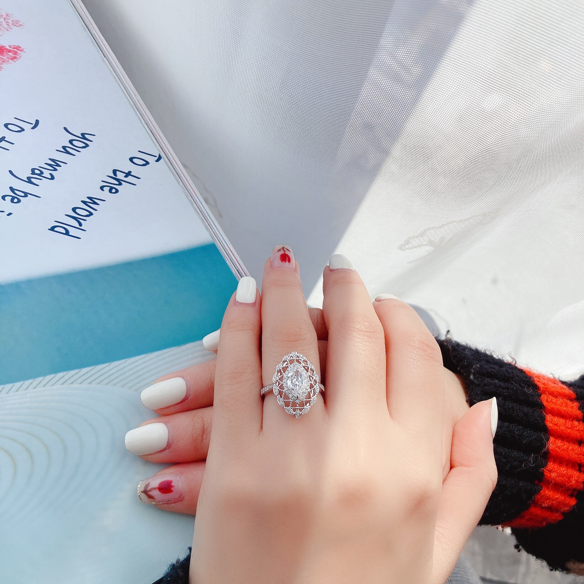 1ct oval global ring.