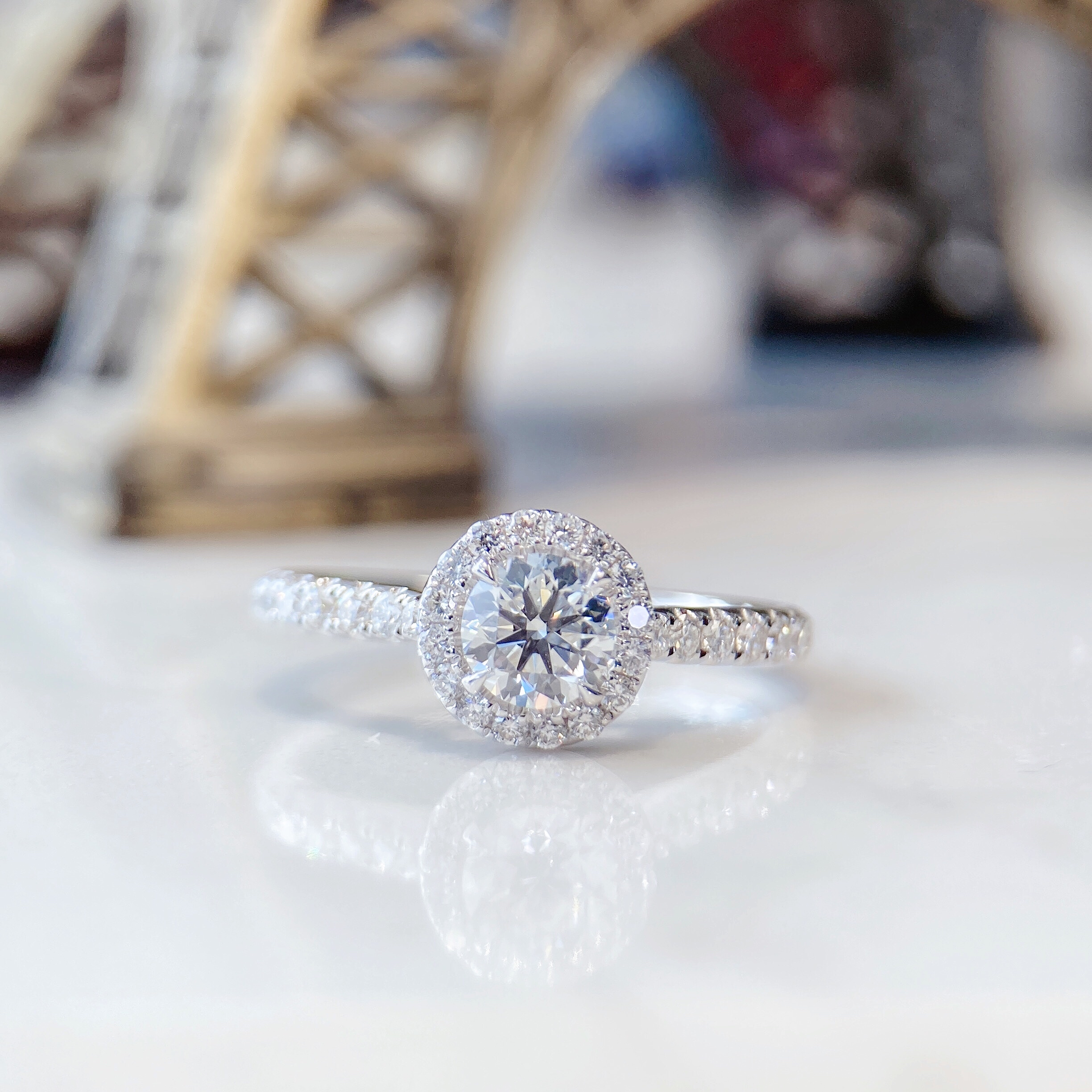 0.5ct round diamond ring