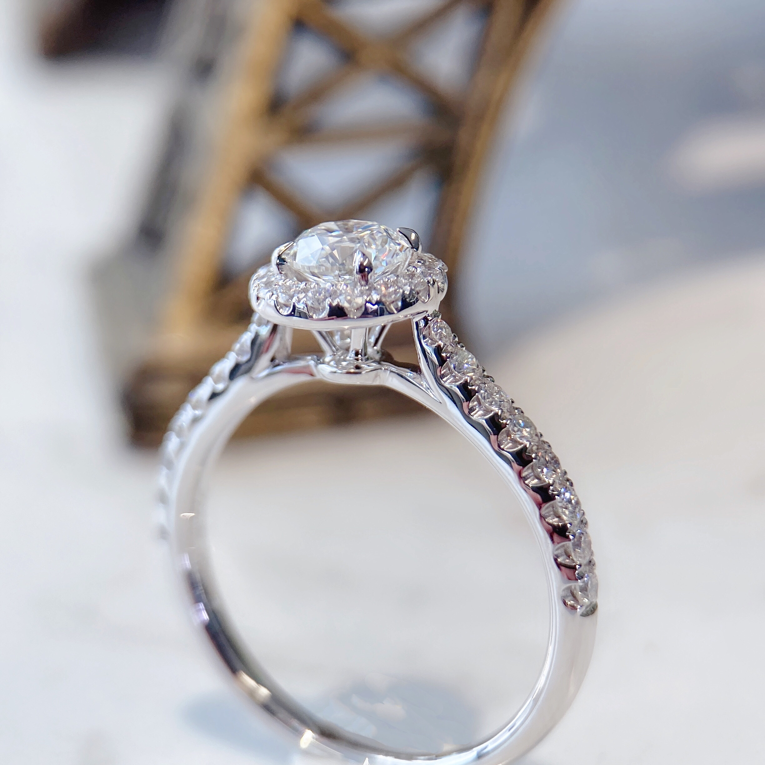 0.5ct round diamond ring