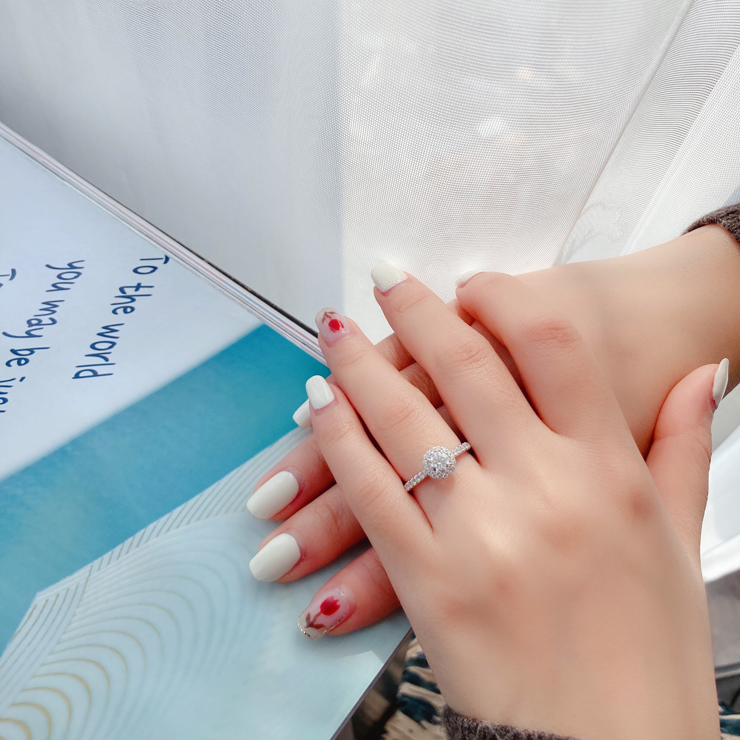 0.5ct round diamond ring
