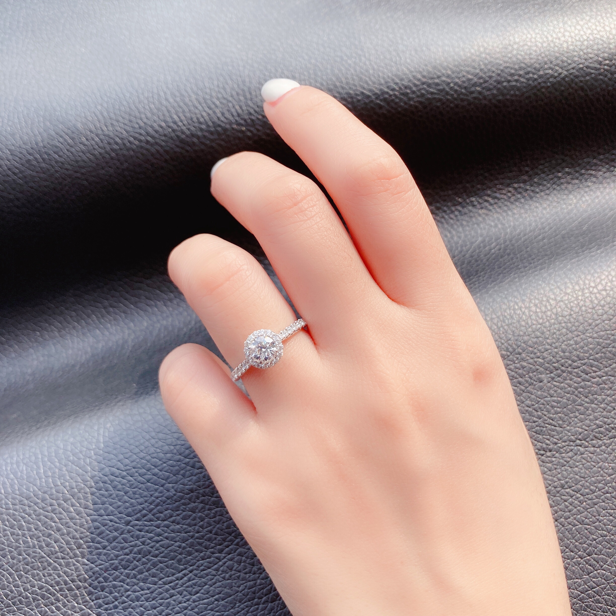 0.5ct round diamond ring