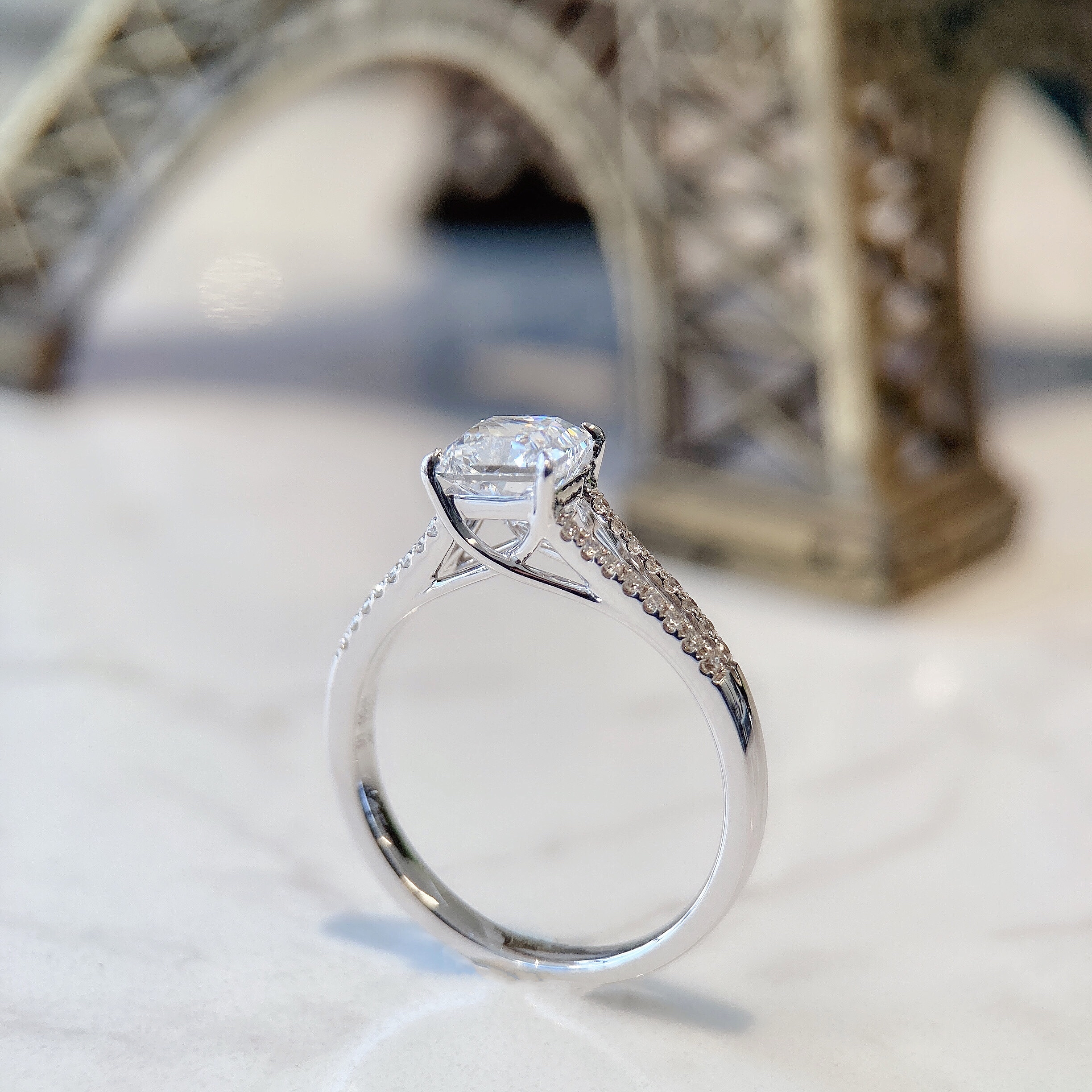 1ct princess diamond ring