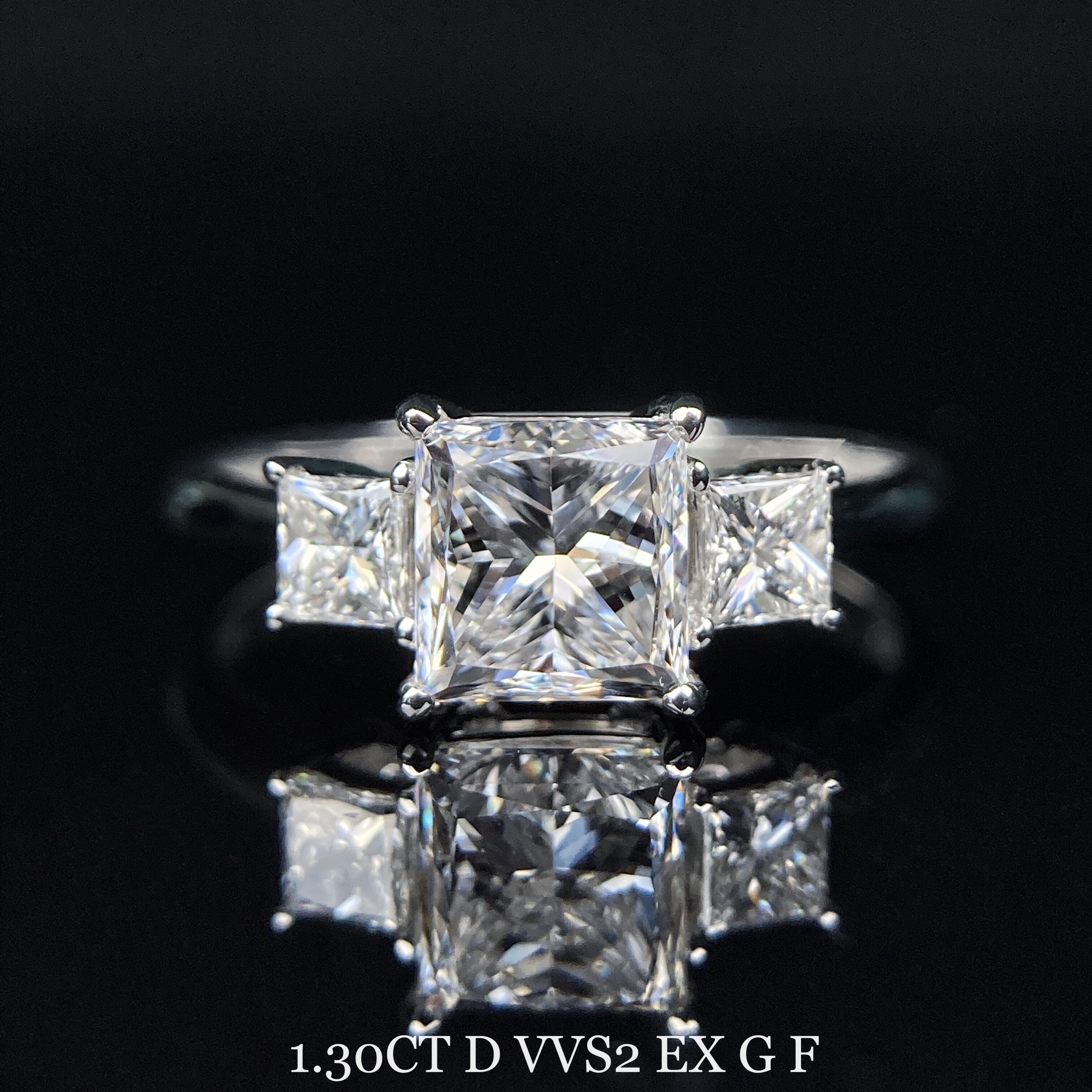 Princess diamond ring