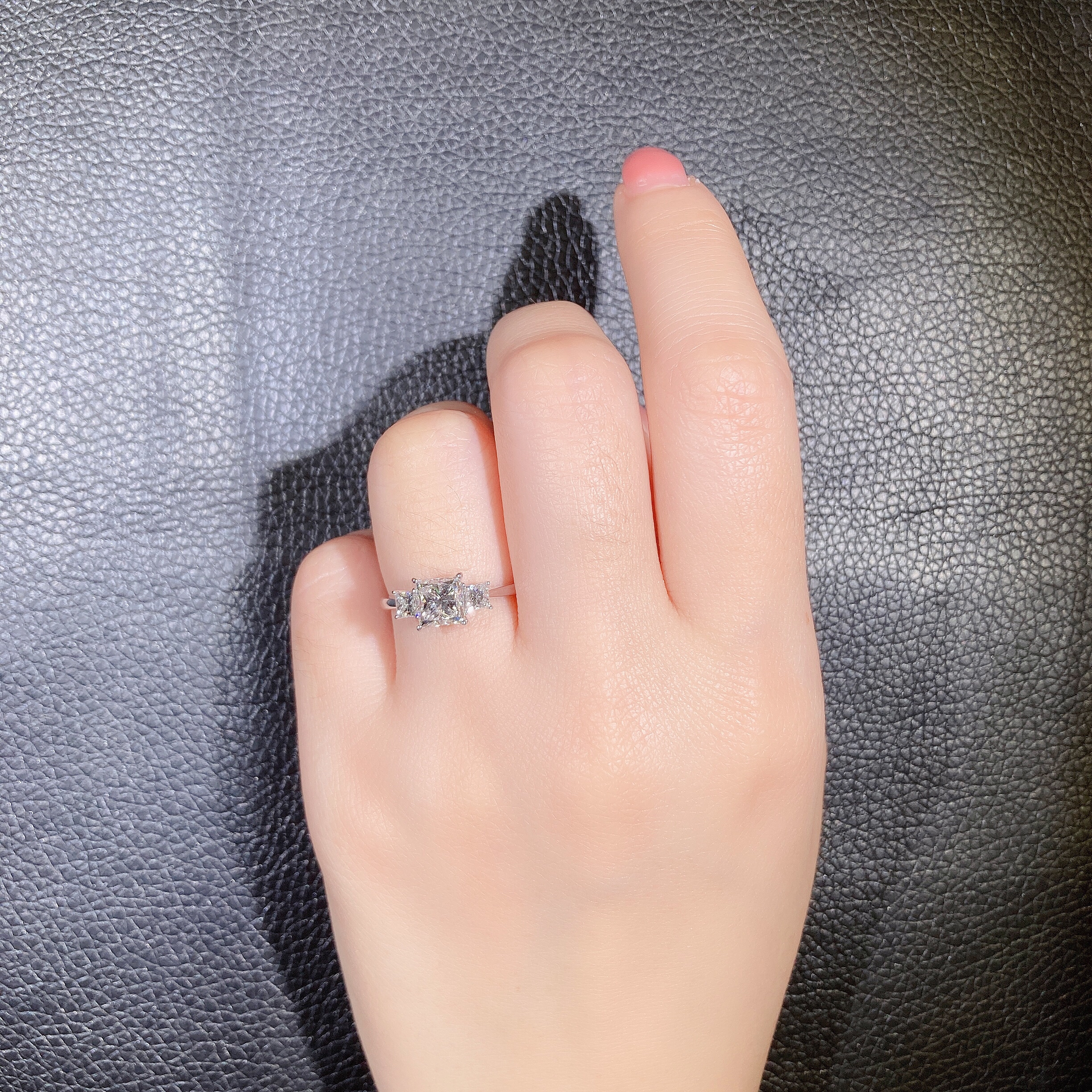 Princess diamond ring