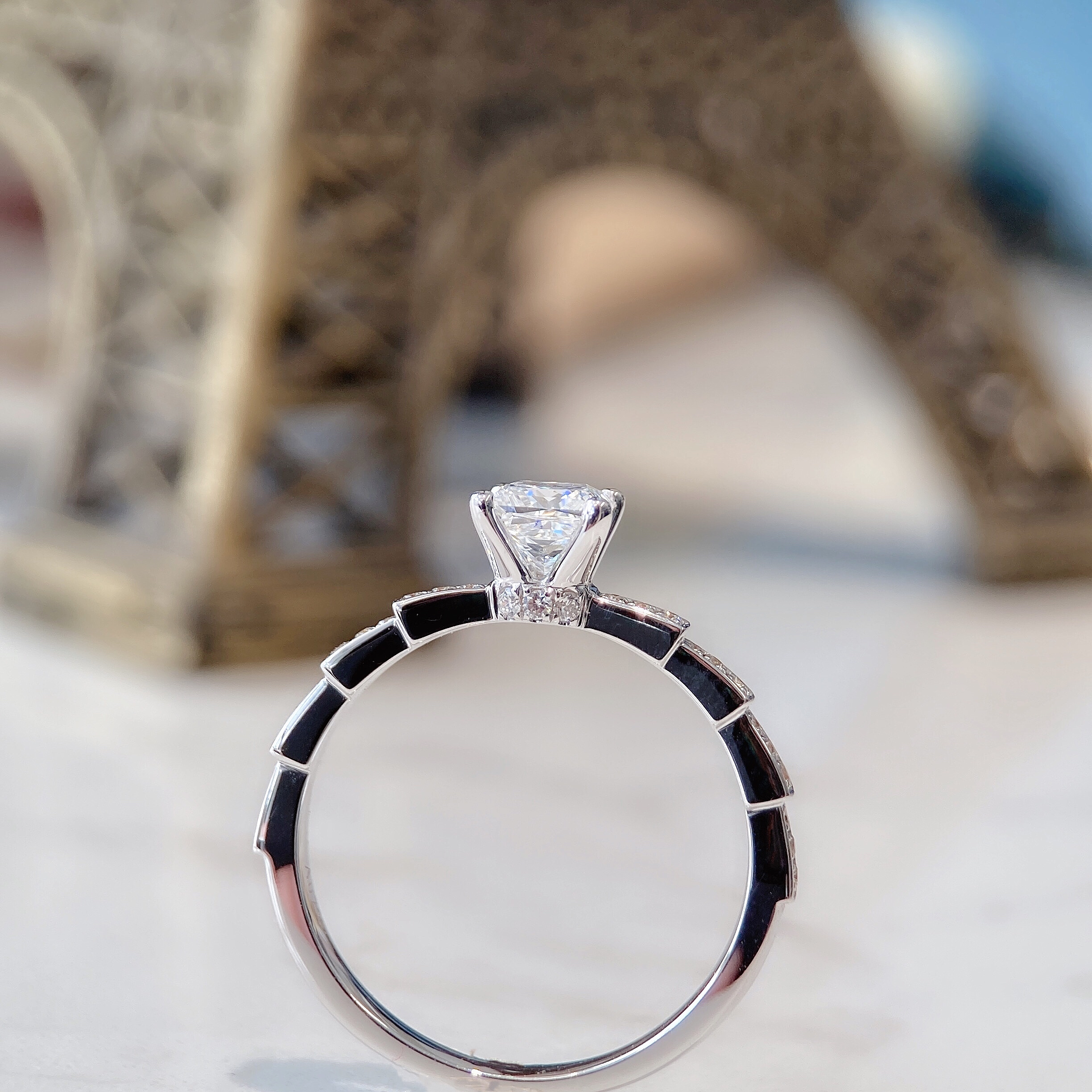 0.6ct princess diamond ring