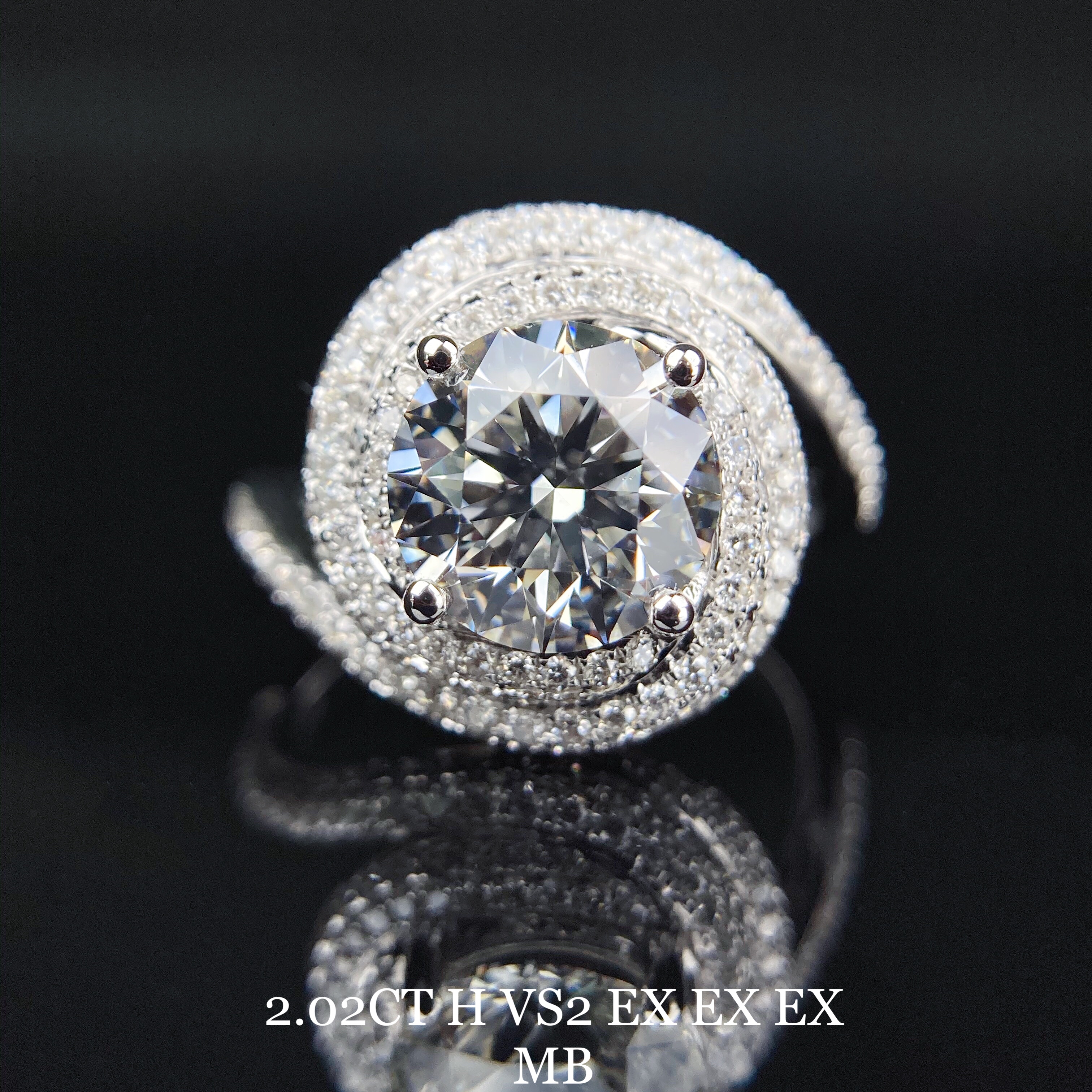 2ct round diamond ring