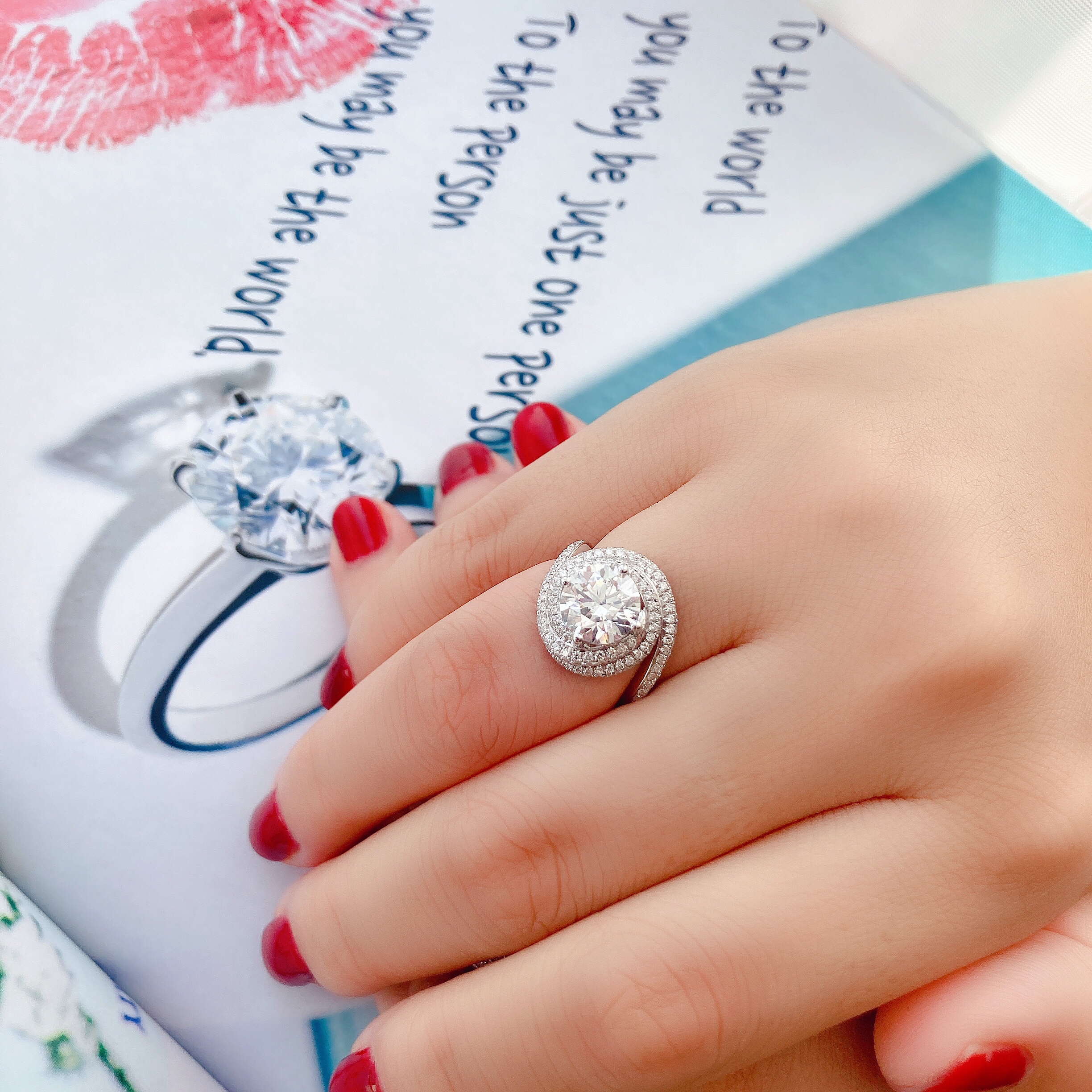 2ct round diamond ring