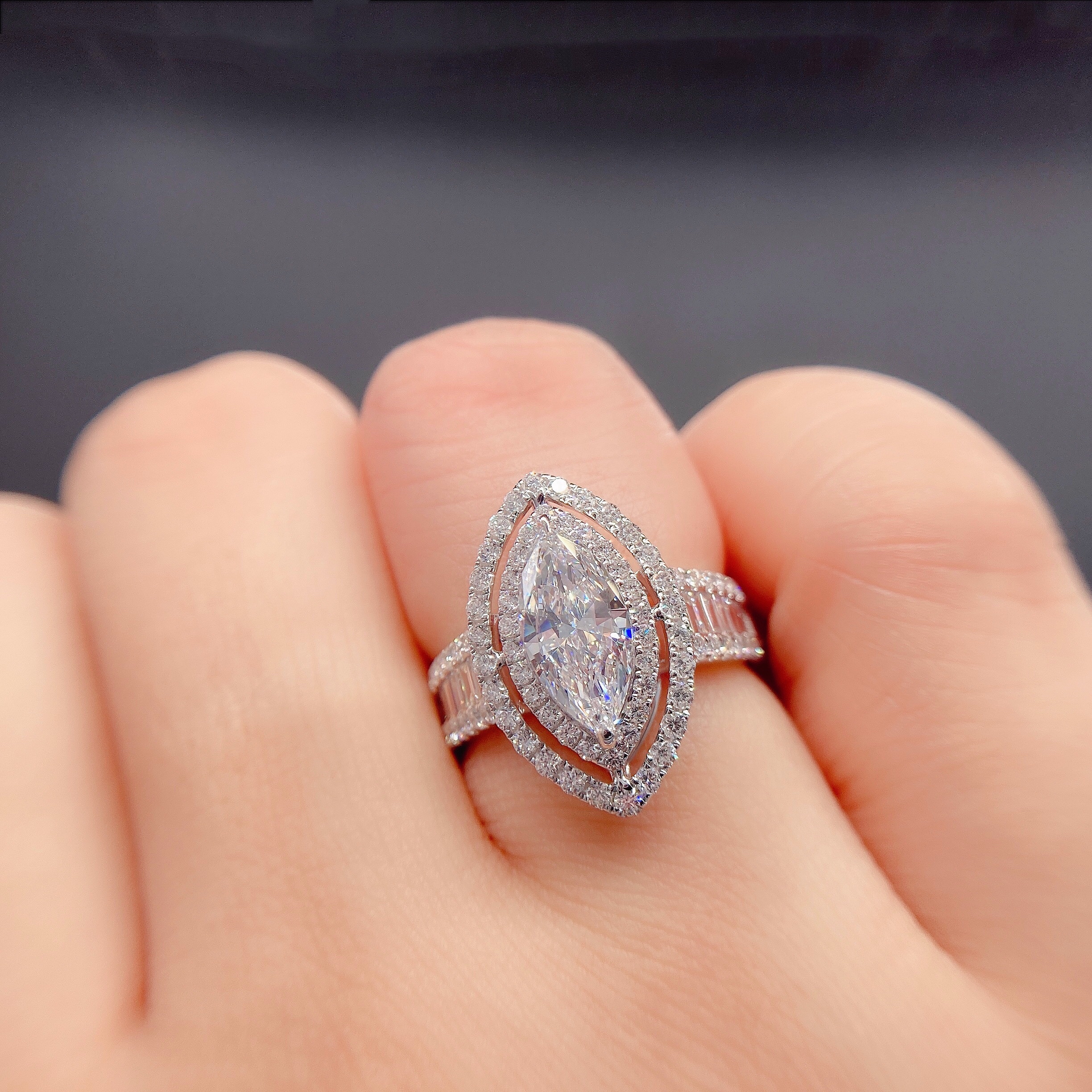 1ct marquise global ring.