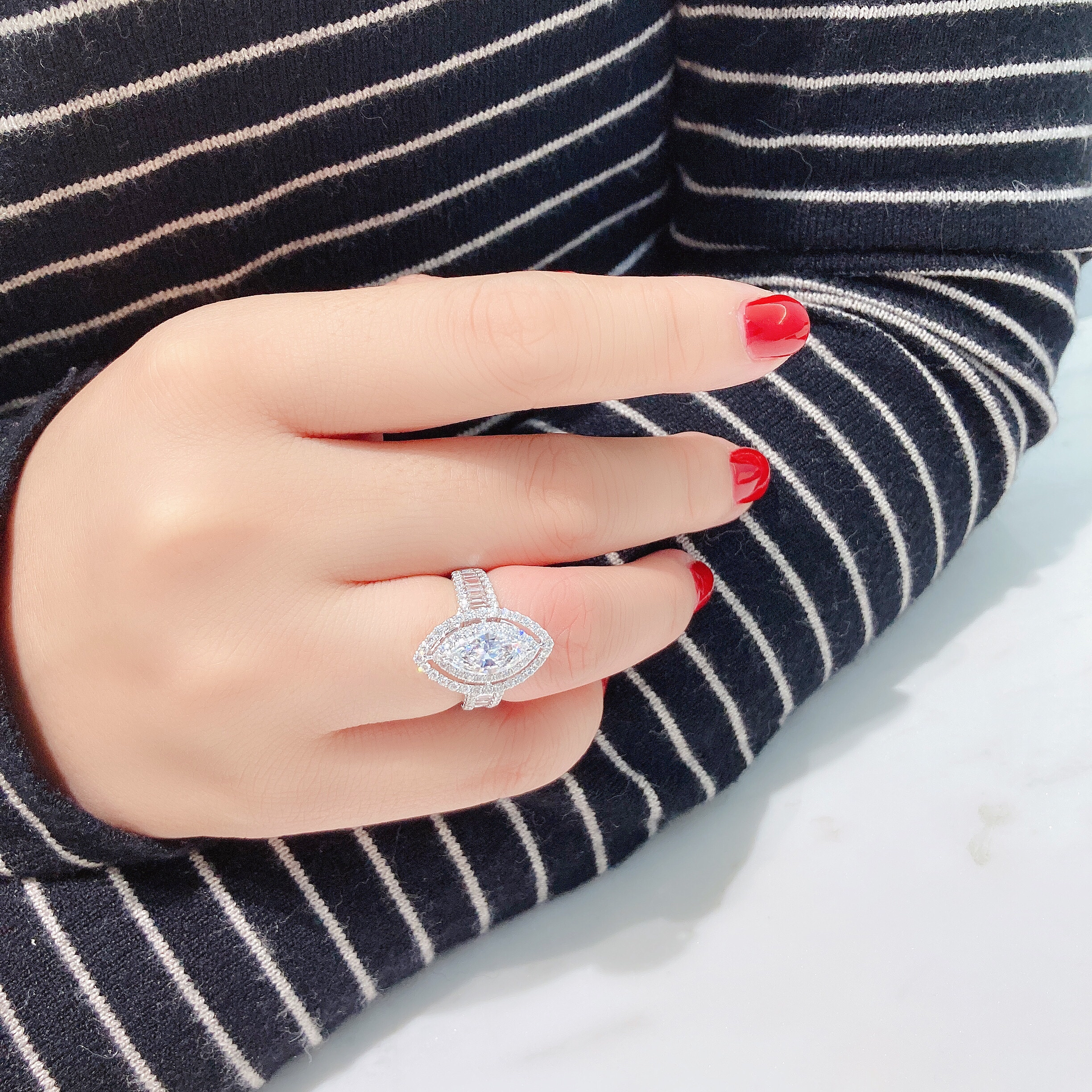 1ct marquise global ring.