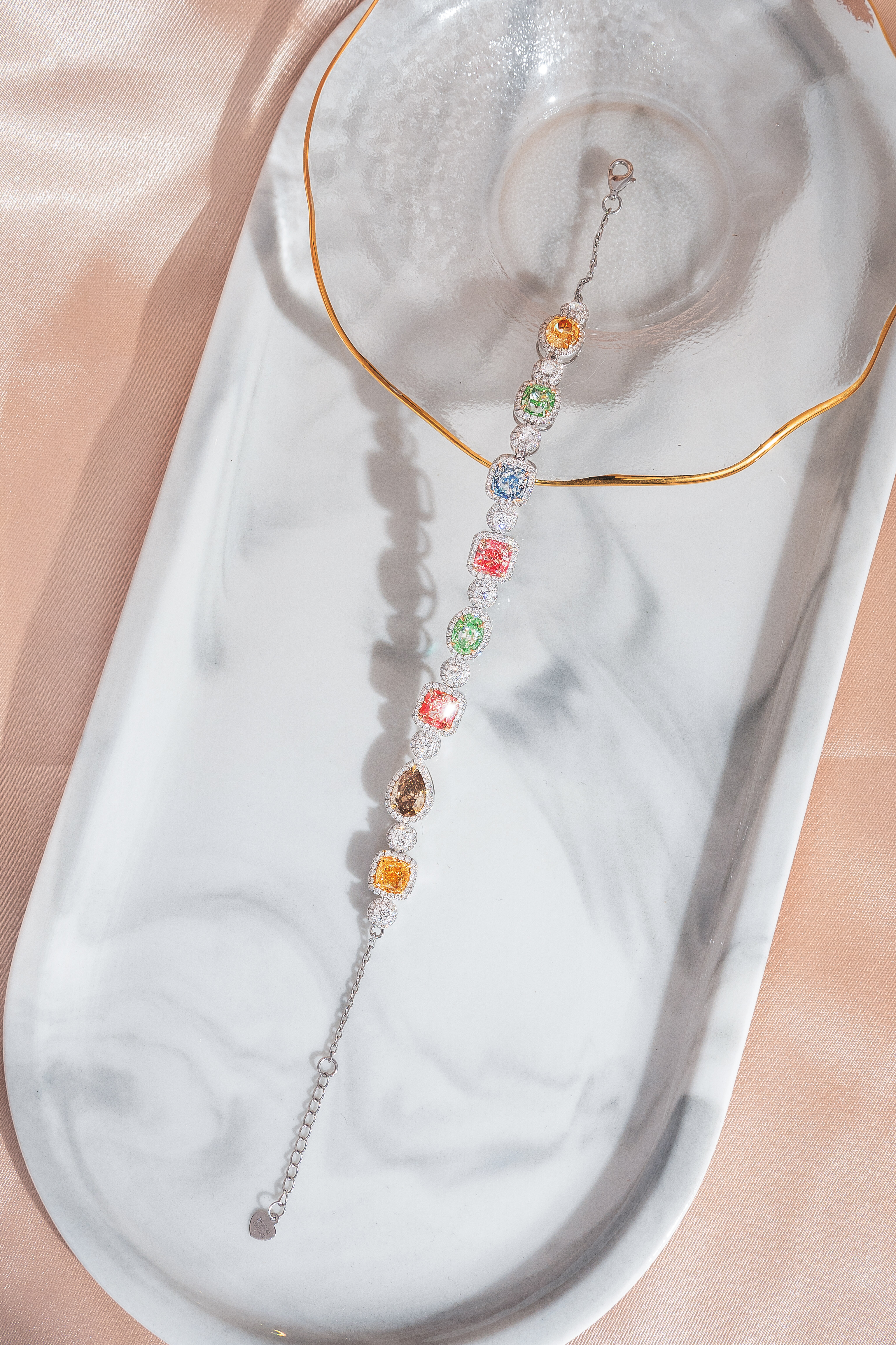 Color Diamond Bracelet