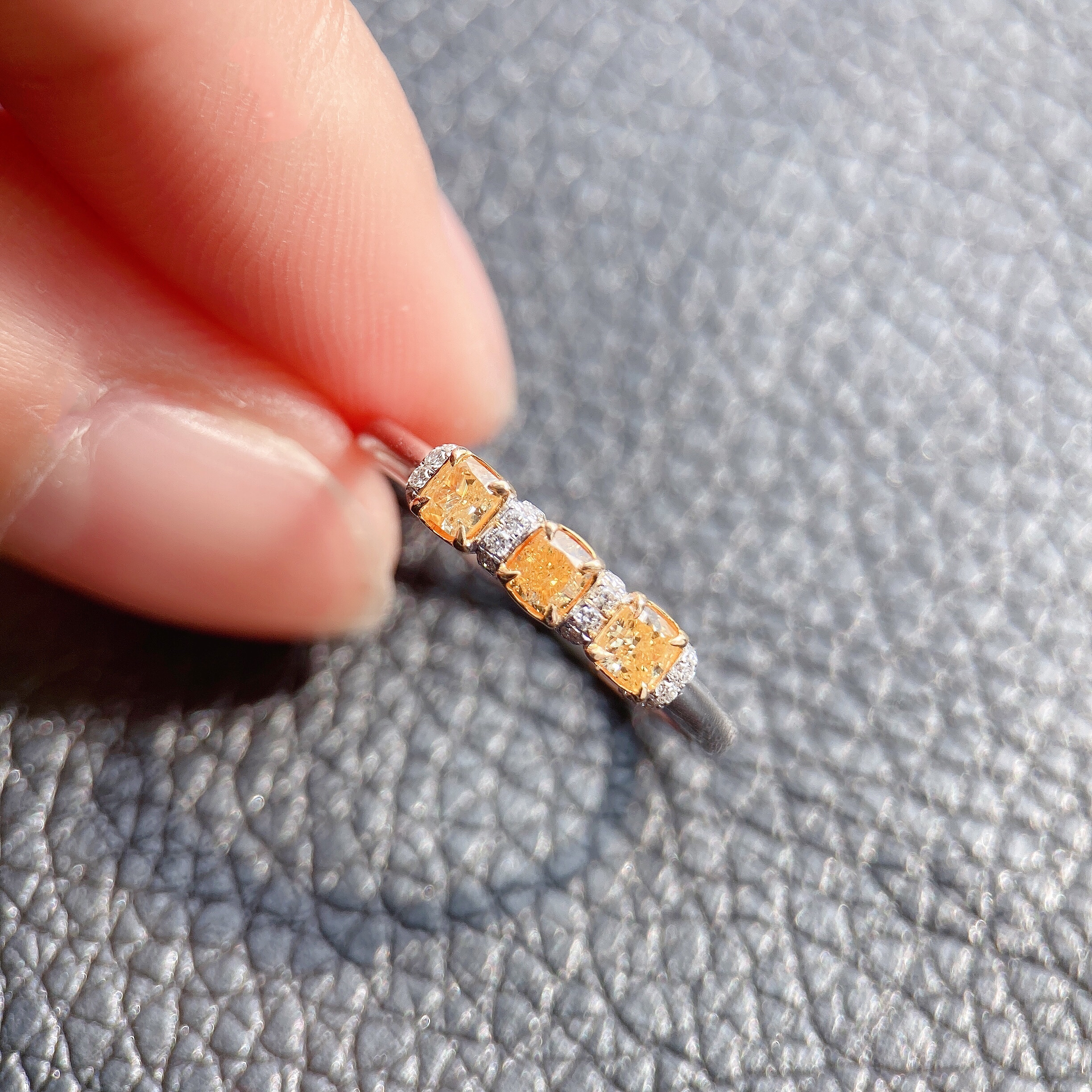 0.37ct pear diamond pendant