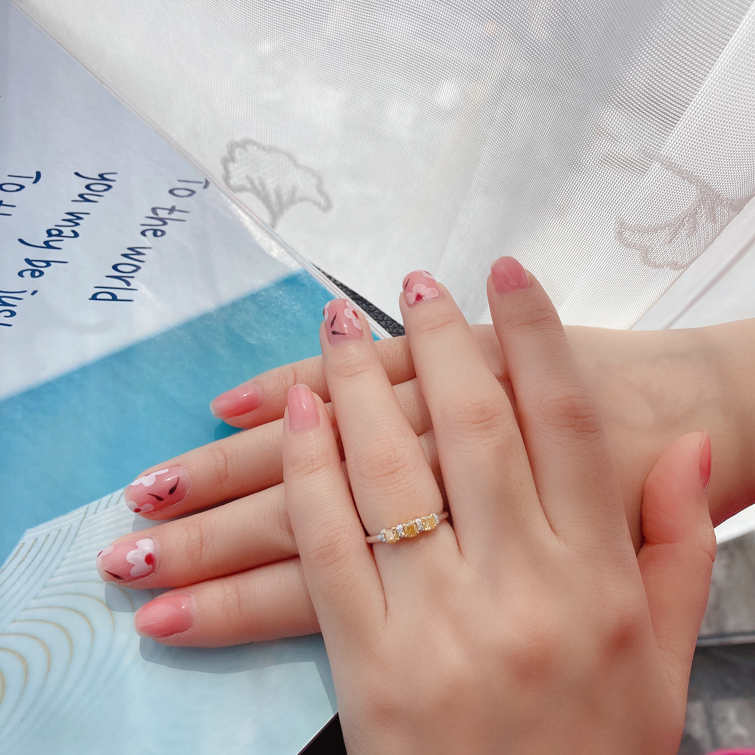 0.37ct pear diamond pendant