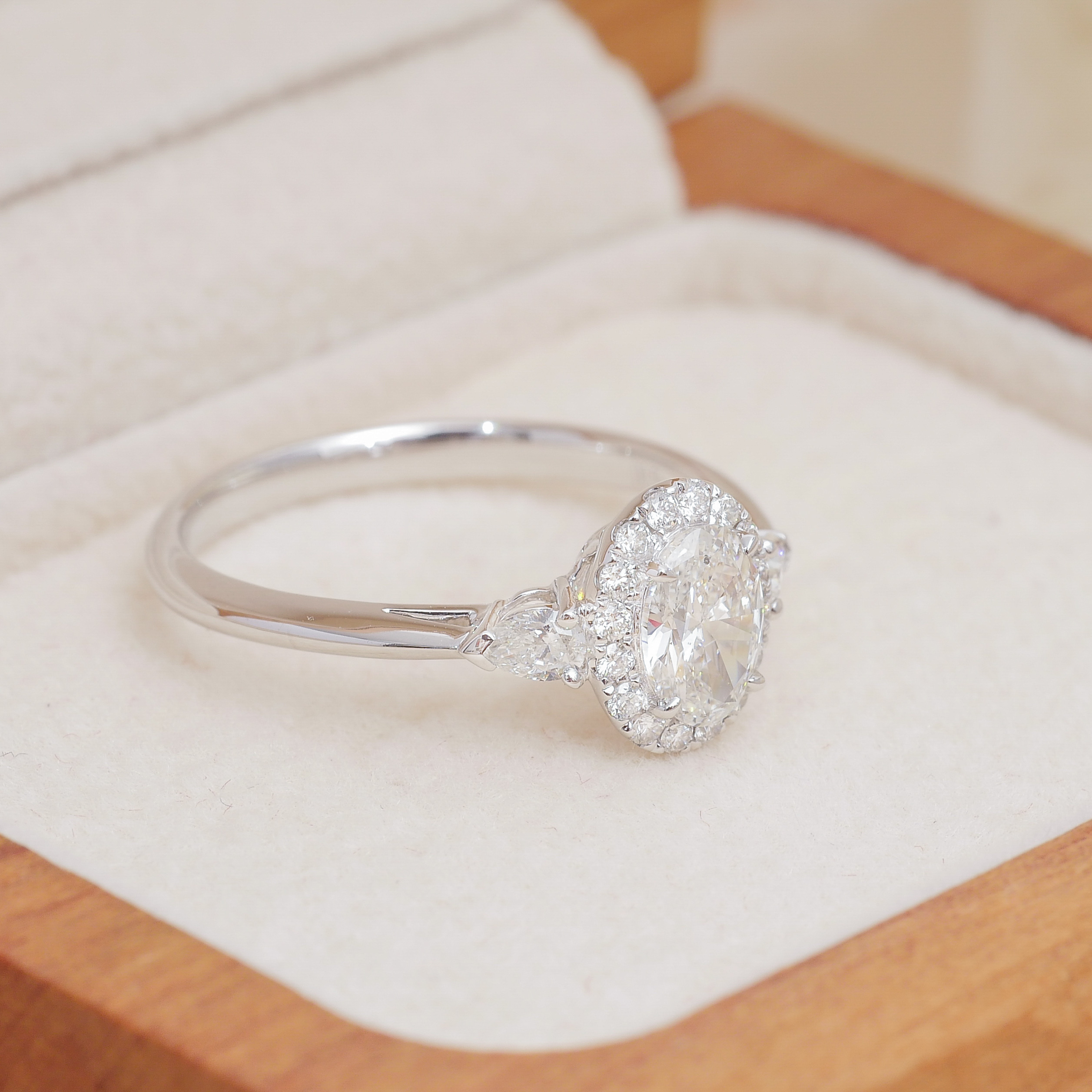 0.7ct Oval Lab Diamond Ring