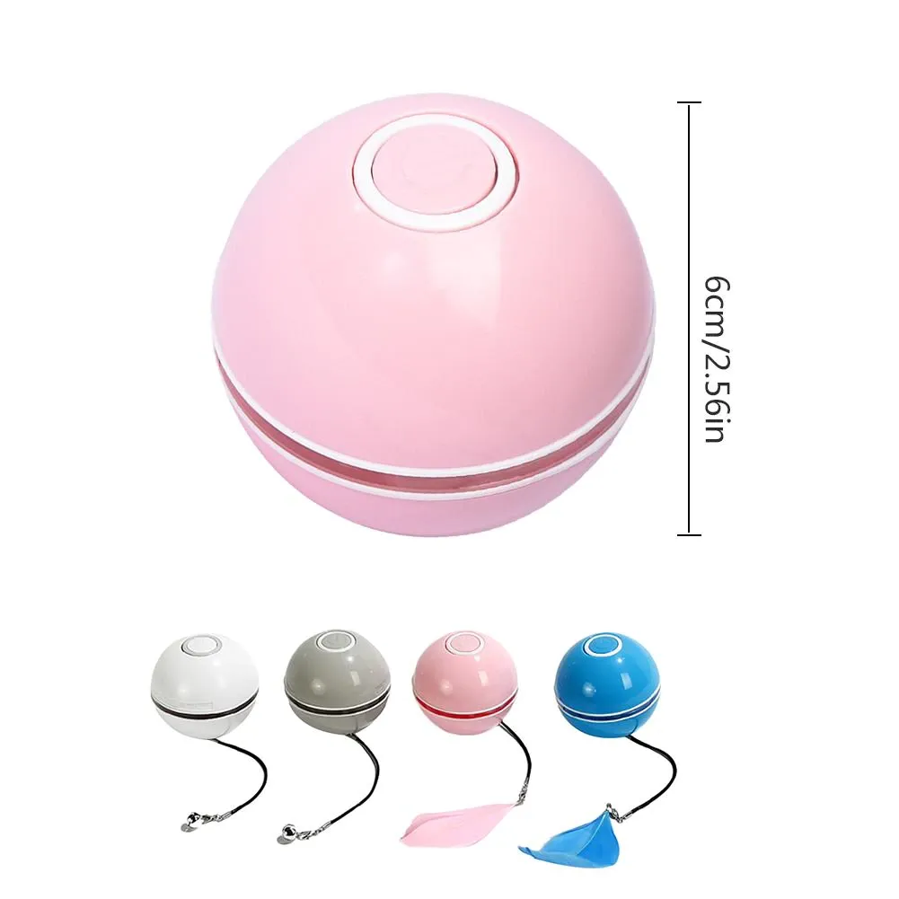 Smart Cat Interactive Toy Colorful LED Cat Kitten Ball Toy-MeowCare