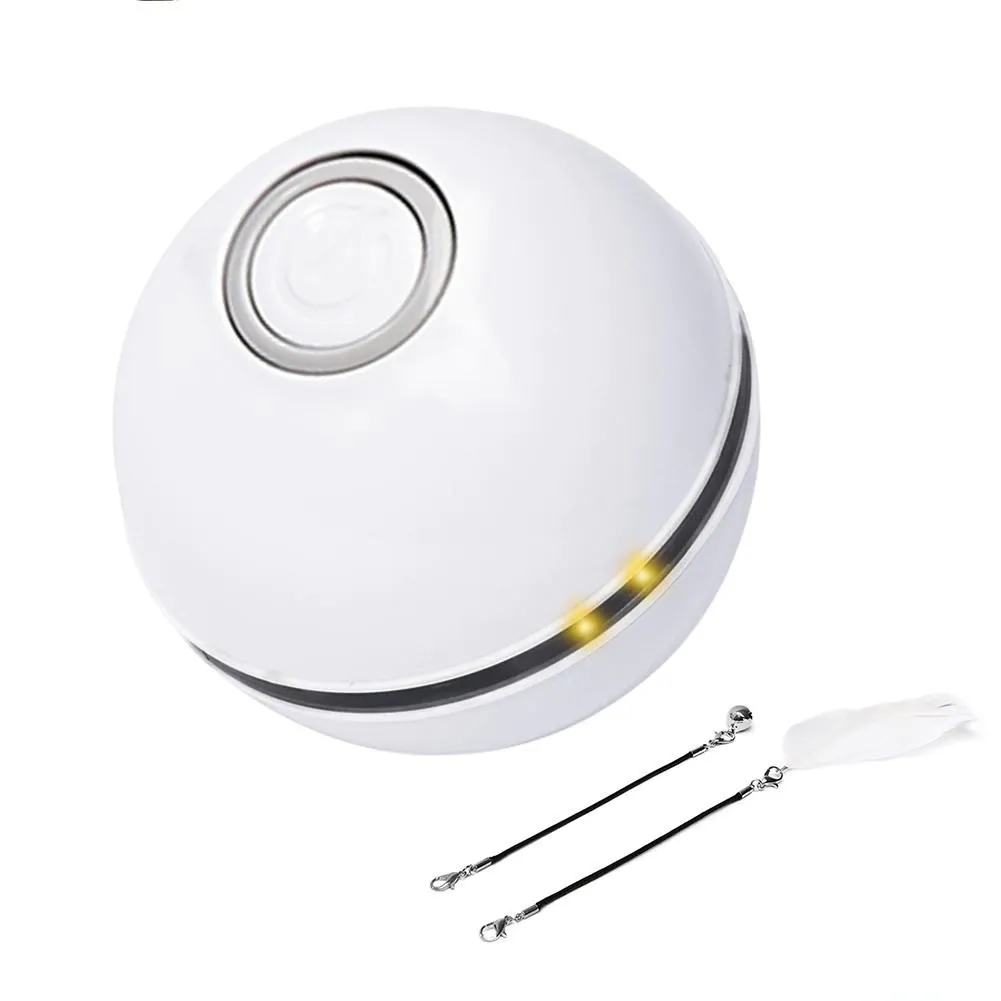 Smart Cat Interactive Toy Colorful LED Cat Kitten Ball Toy-MeowCare