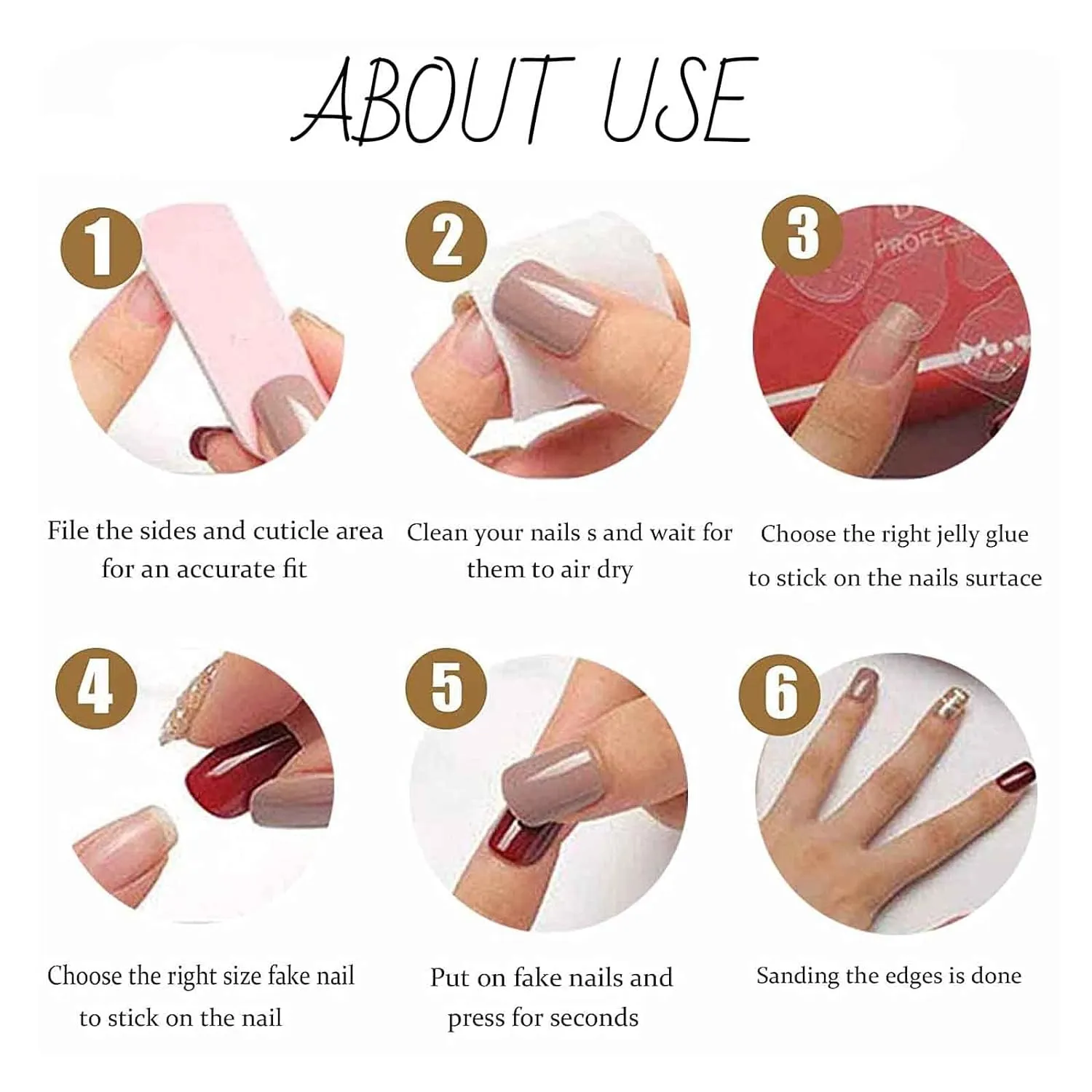 Pure manual light therapy wear nail light dei micro makeup wear nail wholesale product reusable nail patch removable