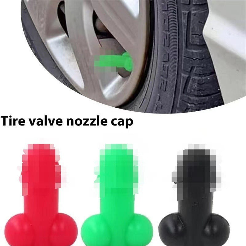 💥Highly recommended🤣Funny Glow in The Dark Prank Valve Stem Caps Prank