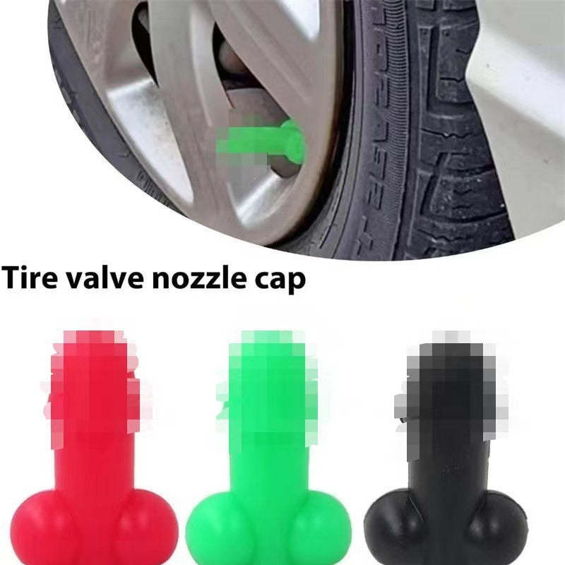 💥Highly recommended🤣Funny Glow in The Dark Prank Valve Stem Caps Prank
