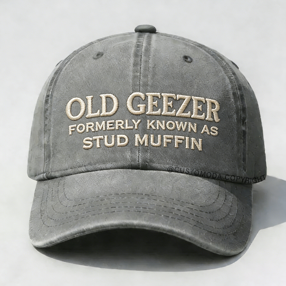 Old Geezer Formerly Known As Stud Muffin Embroidery Cap