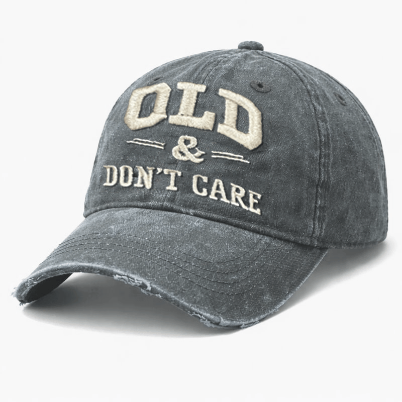 🧢 2026 New Year Hot Sale |  Vintage Distressed “OLD & DON’T CARE” Cap