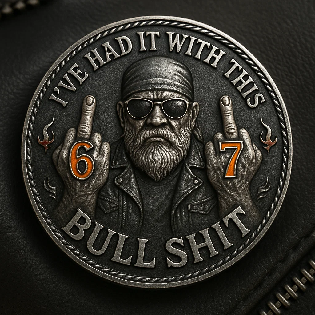 Edgy Attitude-Themed Commemorative Coin