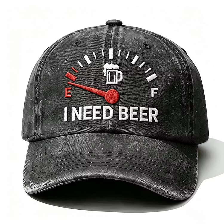 I Need Beer Embroidery Cap