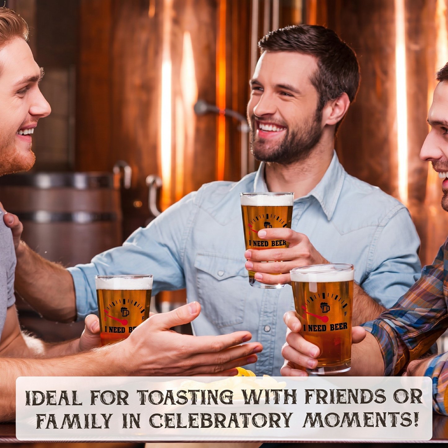 ✨LIMITED-TIME OFFER · SAVE 49%🍺“I Need Beer” Engraved Pint Glass🍻