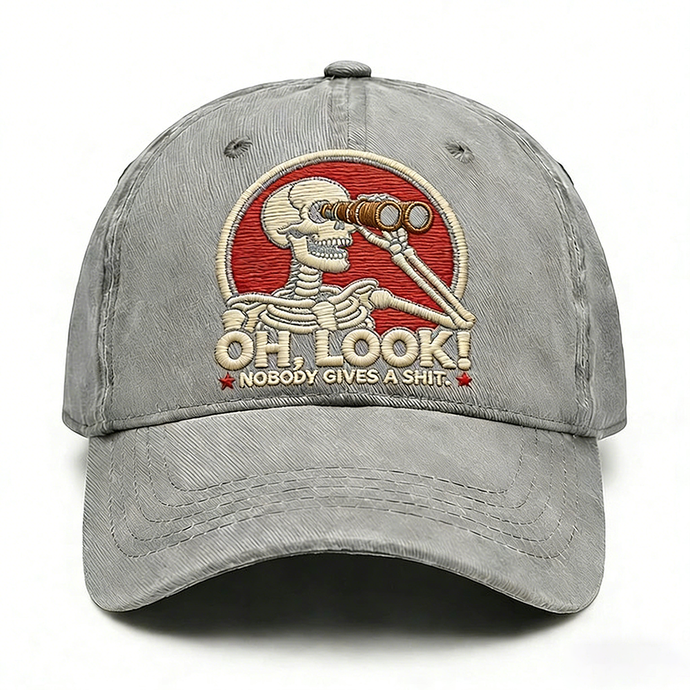 Oh Look Nobody Gives A Sh*t Embroidery Cap
