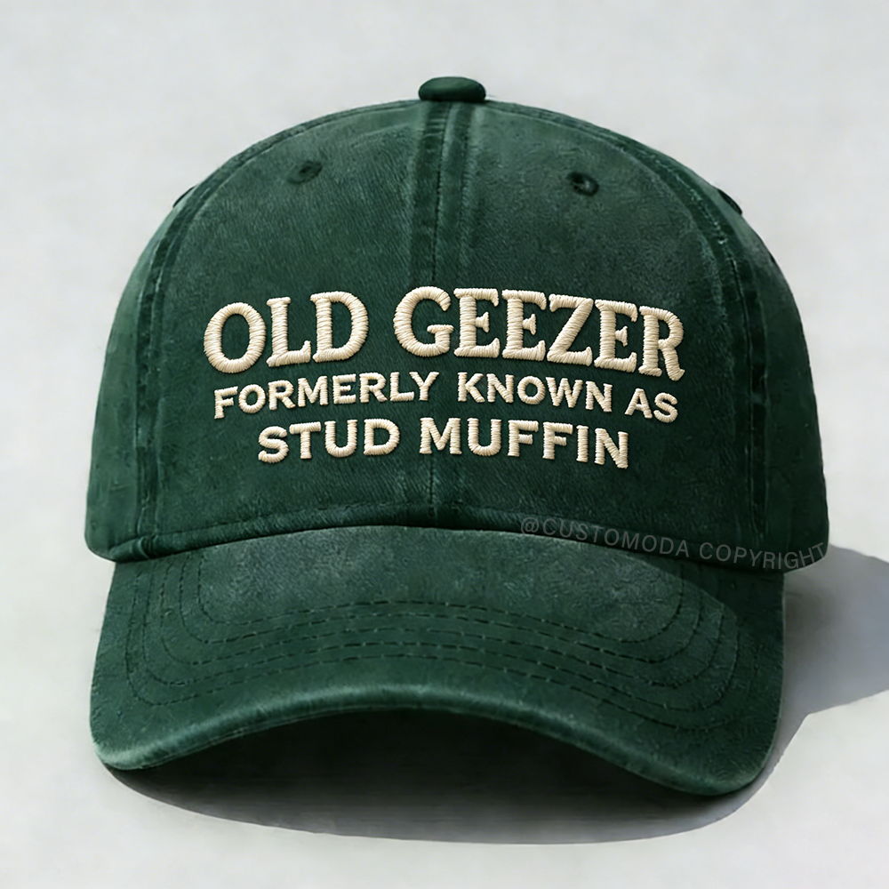 Old Geezer Formerly Known As Stud Muffin Embroidery Cap